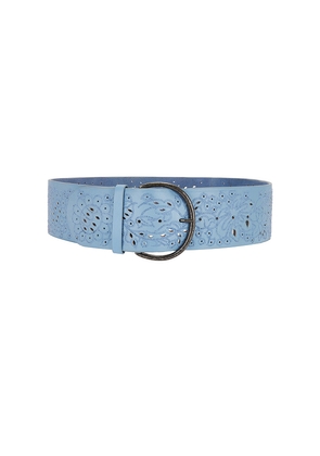 Free People Laurel Hip Belt in Baby Blue. Size S/M. Also in M/L.