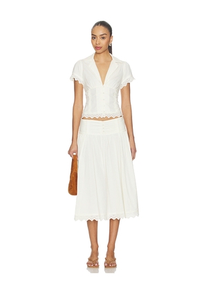 Free People x REVOLVE In Your Eyes Set in White. Size S. Also in M, L, XL, XS.