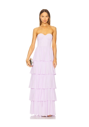 Lovers and Friends Hattie Gown in Lavender. Size S. Also in XL.