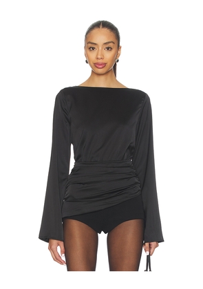 MORE TO COME Daphne Blouse in Black. Size XS. Also in L, M, S, XXS.