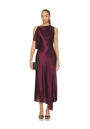 NICHOLAS Nayara Dress in Wine. Size 0. Also in 2, 4, 6, 8, 10.