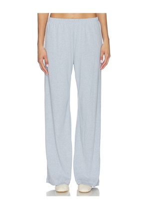 LESET Nando Lounge Pant in Baby Blue. Size XS. Also in S, M, L, XL.