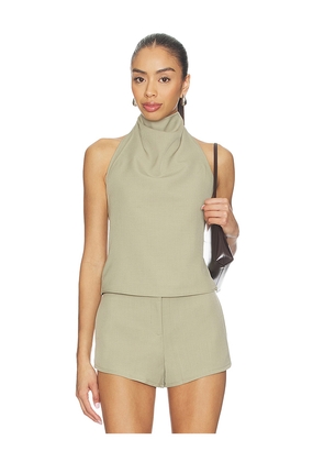 Nakedvice x REVOLVE The Mya Top in Sage. Size XS. Also in S, M, L.