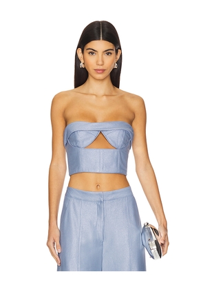 Sabina Musayev Tyrian Top in Blue. Size S. Also in M.