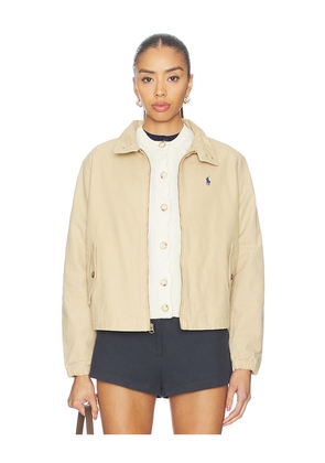 Polo Ralph Lauren Canvas Windbreaker Jacket in Tan. Size M. Also in L.