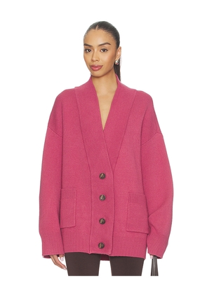 SEROYA Carley Cardigan in Mauve. Size XXS. Also in XS, S, M, L.