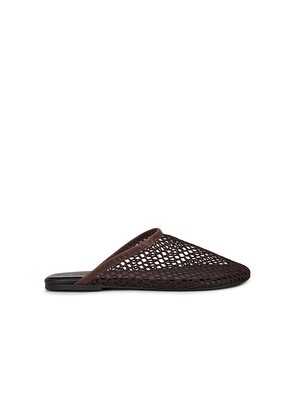 Tony Bianco Minaj Flat in Chocolate. Size 6. Also in 5, 5.5, 6.5, 7, 7.5, 8, 8.5, 9, 9.5, 10.