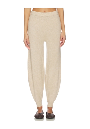 W. Cashmere Georgie Sweatpants in Tan. Size S. Also in XS, M, L.