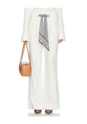 Veronica Beard Tai Pant in White. Size 00. Also in 0, 10, 2, 4, 6.