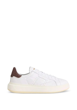 Woolrich Arrow leather sneakers - White