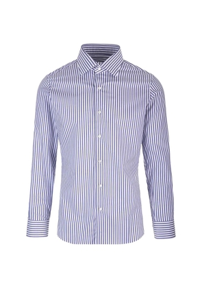 Barba striped shirt - Blue