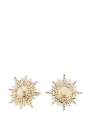 Sorellina diamond sun stud earrings - Gold