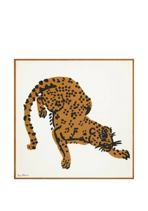 Inoui Editions feline square scarf - Neutrals