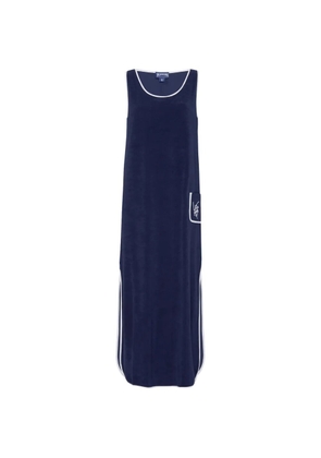 Vilebrequin contrasting-trim maxi dress - Blue