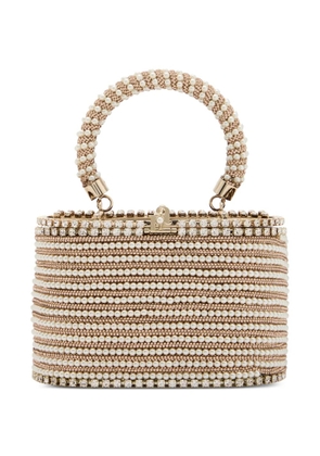 Rosantica Holli Libellula pearl embellished mini bag - White
