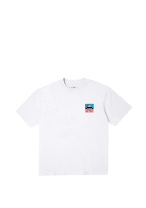 Edwin Sunset On Fuji San logo-print T-shirt - White