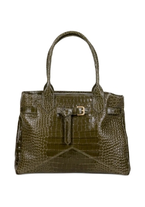 Ballantyne medium Kate buckle embossed shoulder bag - Green