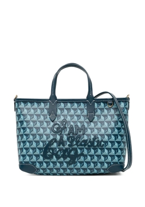 Anya Hindmarch XS I Am A Plastic tote bag - Blue