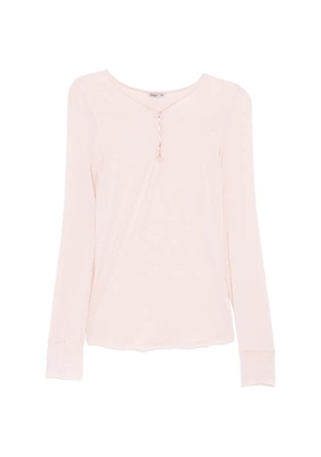 Open YY hooked T-shirt - Pink