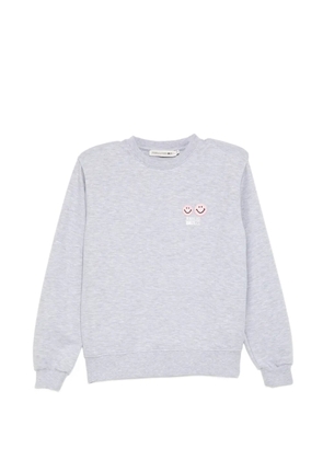 Joshua Sanders shoulder-pad sweatshirt - Grey