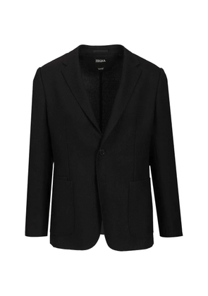 Zegna patch-pocket blazer - Blue