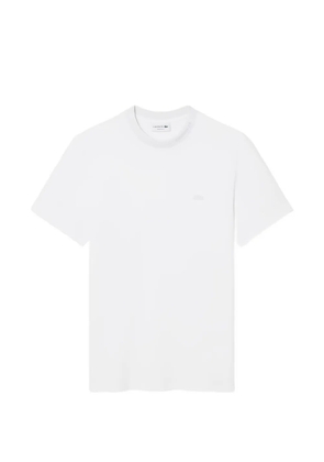 Lacoste round-neck logo-detail cotton T-shirt - White
