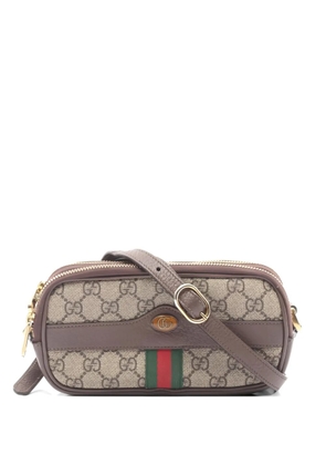 Gucci Pre-Owned 00s Ophidia Mini supreme shoulder bag - Neutrals