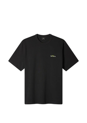 PS Paul Smith logo-embroidery T-shirt - Black