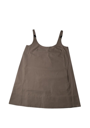 STAUD Glade round-neck mini dress - Neutrals