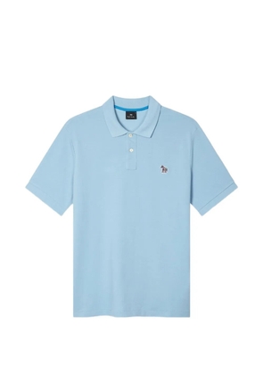 PS Paul Smith Zebra-patch polo shirt - Blue