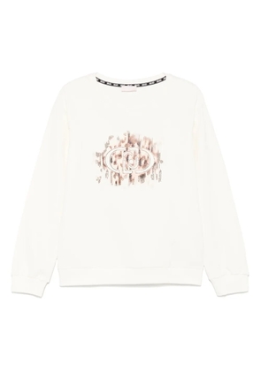 LIU JO logo-embellished sweatshirt - White