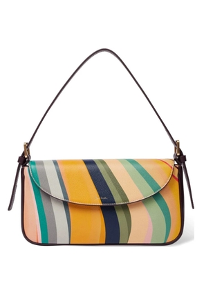 Paul Smith Swirl leather shoulder bag - Brown
