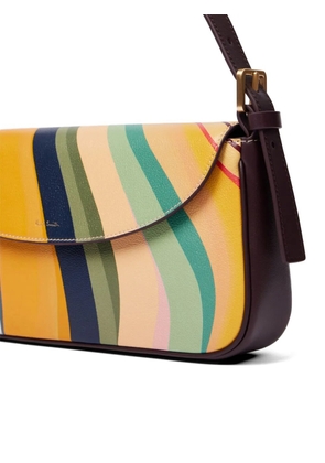 Paul Smith Swirl leather shoulder bag - Brown