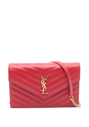 Saint Laurent Pre-Owned 2010s leather shoulder bag - Red