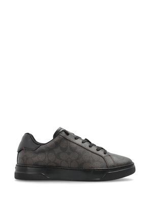 Coach patterned lace-up sneakers - Brown