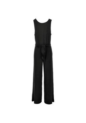 Emporio Armani tie-waist jumpsuit - Black