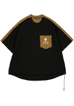 Mastermind World panelled colour-block T-shirt - Black
