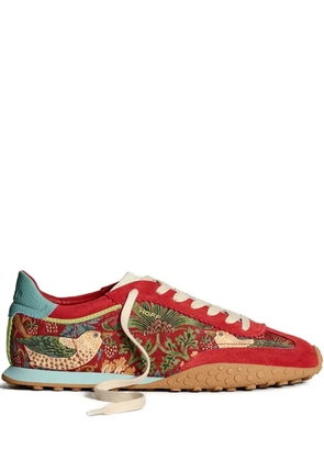 Hoff Bridge Morris floral-print sneakers - Red