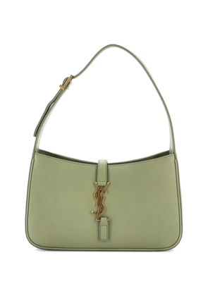 Saint Laurent Pre-Owned Le 5 a 7 Leather Small hobo bag - Green