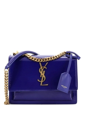 Saint Laurent Pre-Owned Sunset Patent Small crossbody bag - Blue