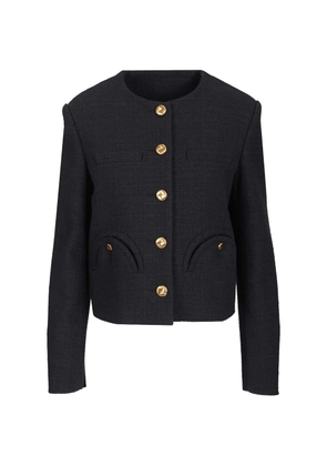 Blazé Milano Missy Shamo cropped jacket - Blue