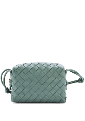 Bottega Veneta Pre-Owned Loop Intrecciato Nappa Mini crossbody bag - Green