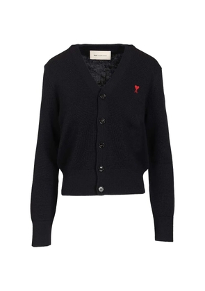 AMI Paris Ami de Cœur V-neck cardigan - Blue