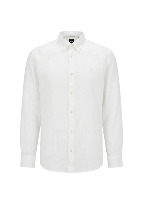 BOSS embroidered shirt - White
