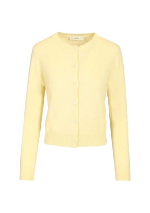 DUNST crew-neck cardigan - Yellow