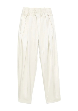 Jil Sander pleated drawstring trousers - Neutrals