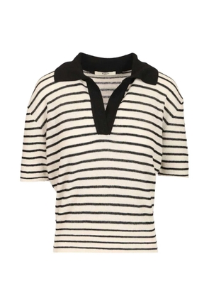 Barena striped V-neck T-shirt - Neutrals
