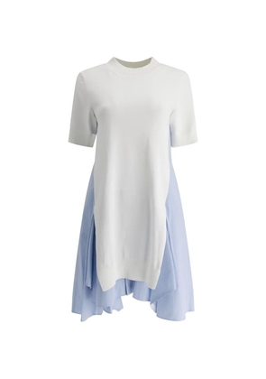 sacai layered dress - White
