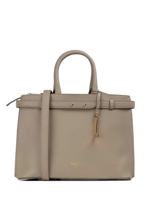 Lancel Faubourg top-handle leather tote bag - Neutrals