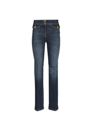 Seafarer button flap pocket denim jeans - Blue